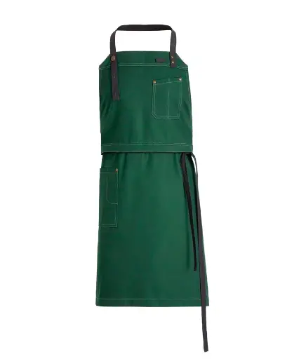 [36085] Raw smækforklæde, flaskegrøn, 60/40% CO/PES, Kentaur, Onesize, (1 stk.)