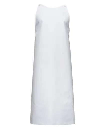 [36091] Snap-on forklæde, hvid, 65/35% PES/CO, Kentaur, Onesize, (1 stk.)