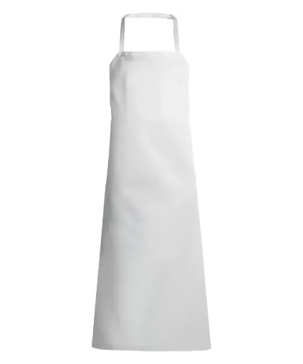 [36104] Bredt smækforklæde, hvid, 65/35% PES/CO, Kentaur, Onesize, (1 stk.)