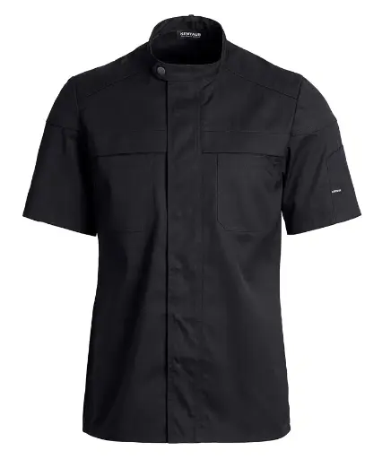 Biker kokke/servicejakke k/a, sort, 65/35% rPES/CO, Kentaur, fra XS til 2XL (1 stk.)