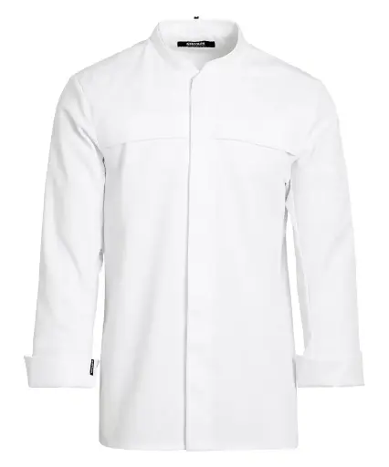 Gourmetjakke med TENCEL  Lyoce, hvid, 50/50% CLY/PES, Kentaur, fra XS til 2XL (1 stk.)