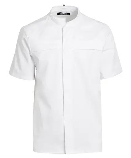Gourmetjakke med TENCEL Lyocell, hvid, 50/50% CLY/PES, Kentaur, fra XS til 2XL (1 stk.)