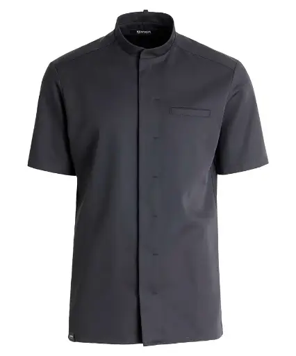 Kokkejakke med TENCEL x REFIB, sort, 50/50% CLY/rPES, Kentaur, fra XS til 2XL (1 stk.)