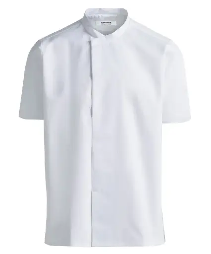 Unisex kokke-/tjenerjakke, hvid, 50/50% CO/PES, Kentaur, fra XS til 2XL (1 stk.)