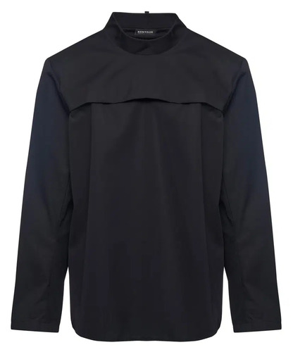 Herre popover skjorte, sort, 65/35% PES/CO, Kentaur, fra XS til 2XL (1 stk.)
