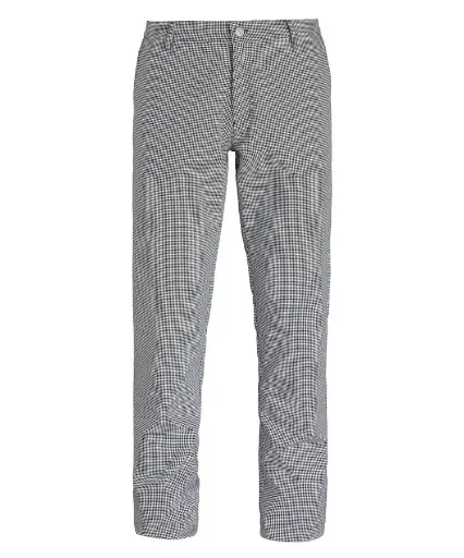 Herre chino, sort/hvid, 65/35% PES/CO, Kentaur, fra 68 til 104 (1 stk.)