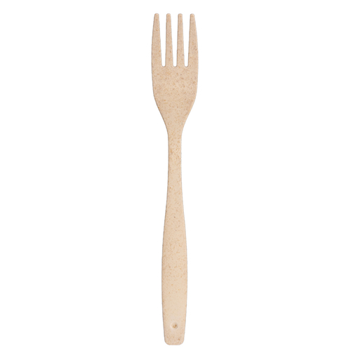 [38233] Gaffel, flergangs, hvid, træfiber, 17,5 cm, (500 stk.)