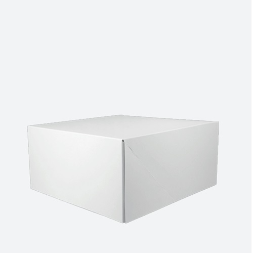 [38316] Kageæske, quick open, hvid, 23,9x23,4x8,9cm, XL, (90 stk.)