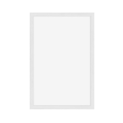 [38429] Stor kridttavle, 80x60cm, hvid, Securit Woody, (1 stk.)