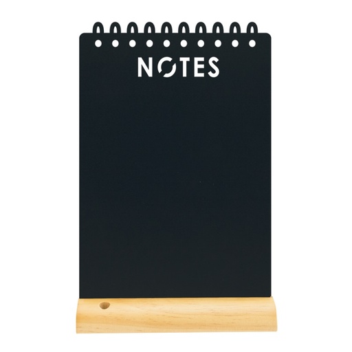 [38503] Bordskilt, NOTES, Securit Silhuette Wood, sort, (1 stk.)