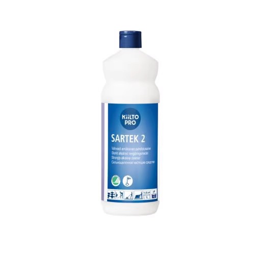 [38752] Grundrens, Kiilto Pro Sartek 2, svanemærket, 1L, (1 stk.)