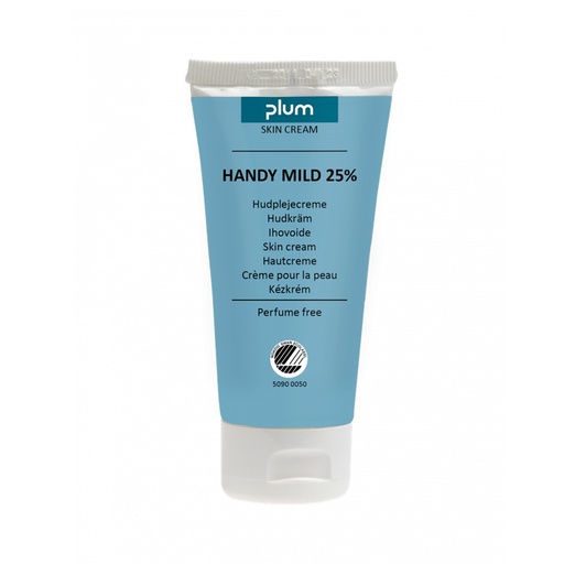 [38984] Hudplejecreme, Plum 2534, Handy Mild 25%, 50 ml tube, svanemærket, (1 stk.)