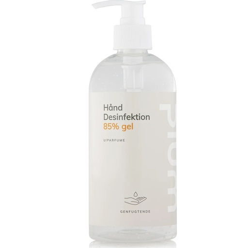 [38992] Hånddesinfektion, Plum 3949, 85% Gel, 500 ml, med pumpe,  (1 stk.)