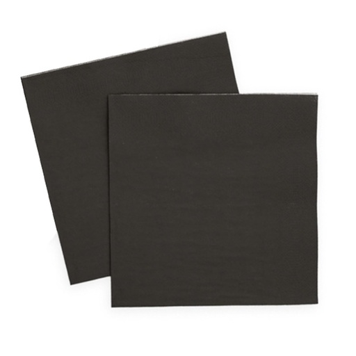 [39134] Kaffeserviet, GS-Basic, 2-lags, 1/4 fold, 24x24cm, sort, nyfiber, 12 pakker á 200 stk. (2.400 stk.)