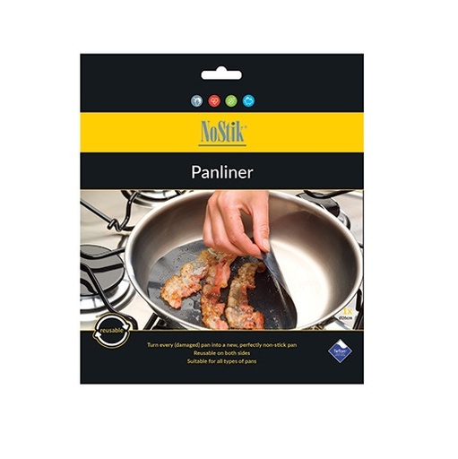 [39482] Bagepapir til pande, Ø24 cm, NoStik, (1 stk.)