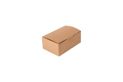 [10177] Nuggets boks, 115x75x45 mm, kraft, komposterbar, (600 stk.)