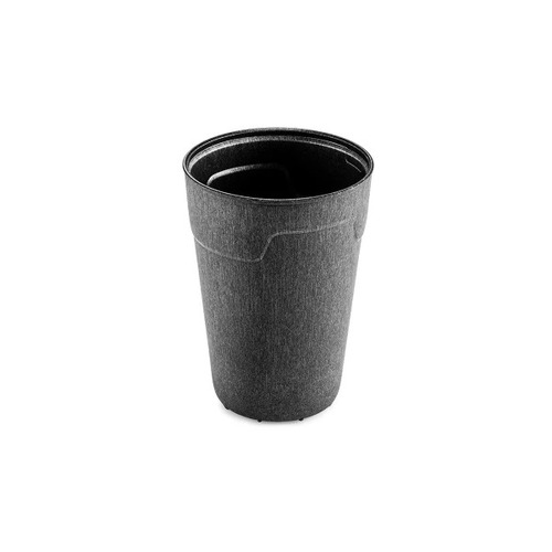 [40302] Genanvendelig kop, 400ml, Ø9x12,5cm, GoodBowl, antracit, PP, Thermohauser, (8 stk.)