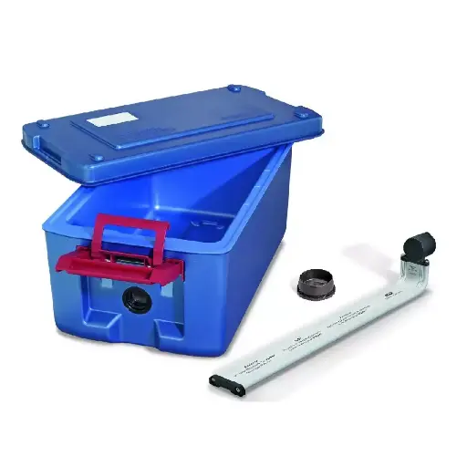 [40484] Termokasse i PP med varmebestandigt låg, 26 ltr, Blu’Box 26 Plus Hot, Thermohauser, (1 stk.)
