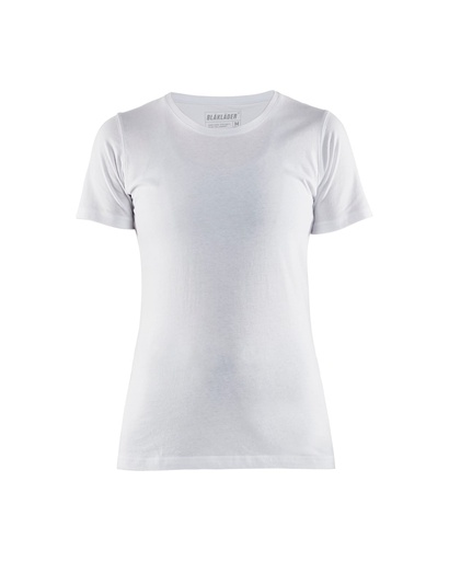 Dame T-shirt, i farven hvid, Blåkläder, (1 stk.)