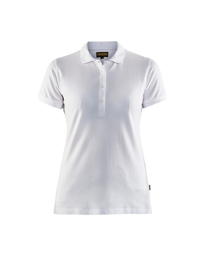 Dame Poloshirt, i farven hvid, Blåkläder, (1 stk.)