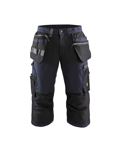 Håndværker Knickers med stretch, Mørk Marineblå/sort, Blåkläder, (1 stk.)