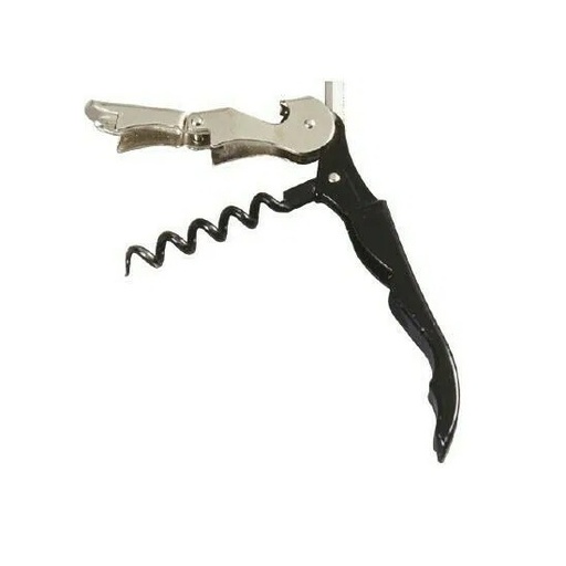 [40725] Proptrækker, rustfrit stål, sort, Pulltab, Beaumont, (1 stk.)
