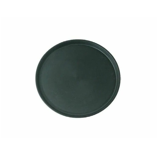 [40729] Skridsikker tjenerbakke, Ø28cm, rund, sort, Beaumont, (1 stk.)