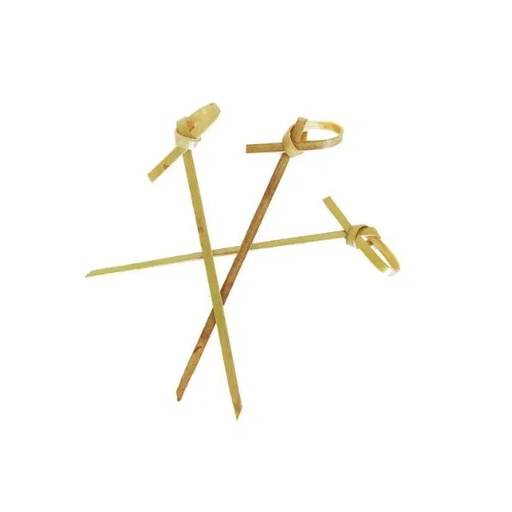 [40732] Drinkspinde m/ knuder, 9cm, bambus, (250 stk)