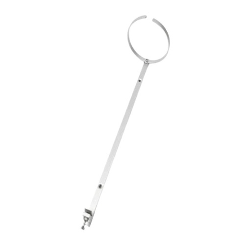 [40766] Flaskeophæng til 4,5ltr flaske, vægmonteret, rund, aluminium, Beaumont, (1 stk.)