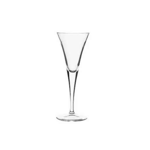 [40772] Snapseglas på stilk, 5,5cl, Luigi Bormioli Pisa, (6 stk.)
