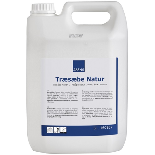 [10169] Træsæbe til gulvpleje, 5 l, natur, uden farve og parfume, (1 stk.)