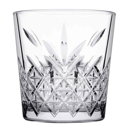[40811] Lave stabelbare drinksglas, 35 cl, klar med mønster, glas, Timeless, Pasabahce, (12 stk.)