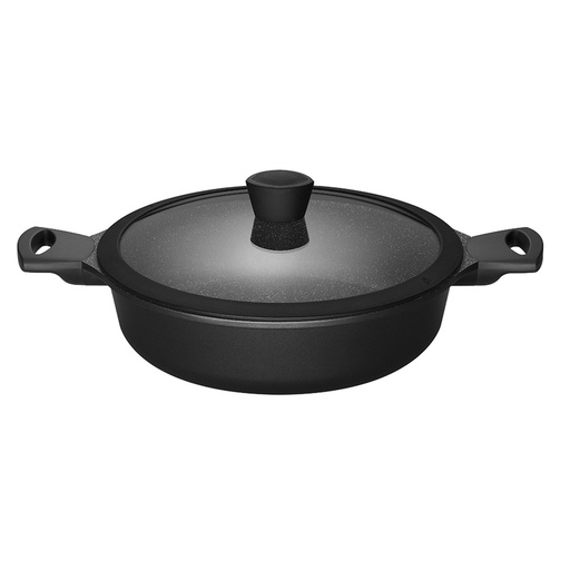 [41037] Paella pande med glaslåg, Ø28 cm, SOLA Faircooking, (1 stk.)