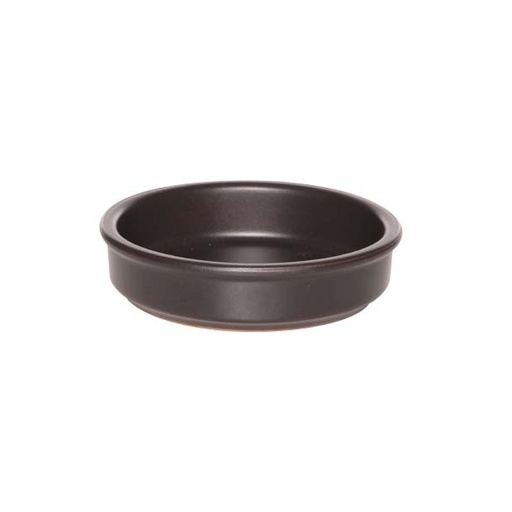 [41073] Creme brulee skåle, Ø14x3,5cm, sort, stentøj, Regás Black Prof, (10 stk.)