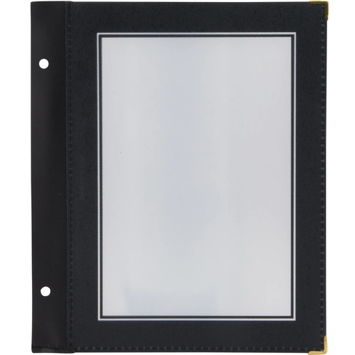 Lommer til menuramme, A5, Securit® WOOD, refleksfri PP, flere farver, (5 stk.)