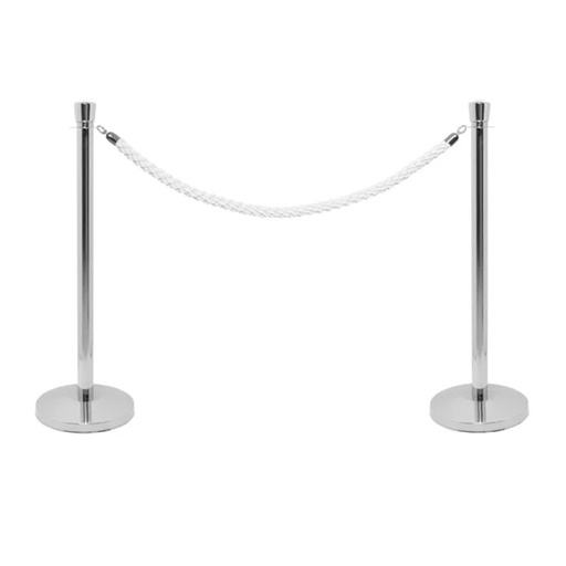 Afspærringssæt, 95x160 cm, rustfrit stål, Securit BUDGET, flere farver, (1 sæt)