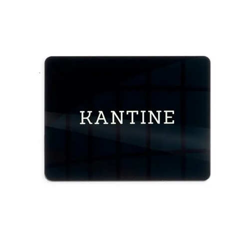 Kantine skilt, 12x9 cm, aluminium, Securit, flere farver, (1 stk.)