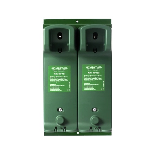 [41481] Vægholder til 2x 500ml øjenskyl, Cederroth 7202, (1 stk.)