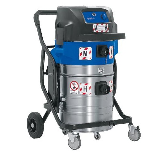 [42000] Nilfisk ATTIX 965-0H/M SD XC, industristøvsuger, 70L, til H-/M-klasse støv, med rustfri tipbeholder og automatisk filterrengøring, (1 stk.)