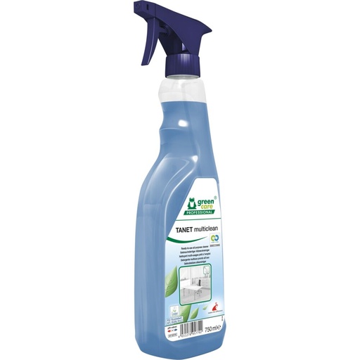 [42052] Universalrengøring, Green Care Professional TANET Multiclean, 750 ml, klar-til-brug, med farve og parfume, (1 stk.)