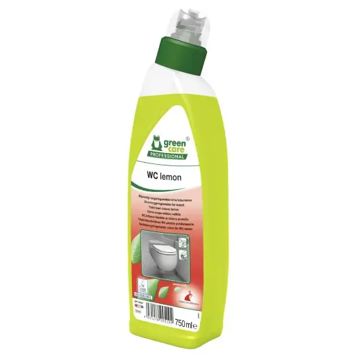 [42073] Toiletrens, Green Care Professional, 750 ml, lemon, med farve og parfume, (1 stk.)