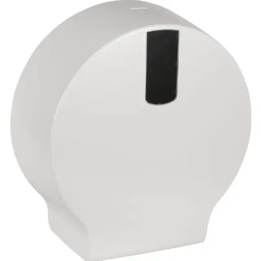 [42149] Dispenser, Classic Recycled, Midi, 12x34x36cm, Ø33,5cm, hvid, plast, til Midi jumboruller, restrullefunktion, (1 stk.)