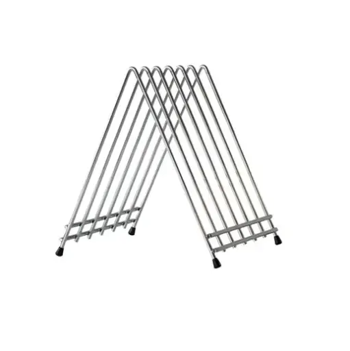 [42195] Skærebrætholder t/ CT PROF skærebræt, 6-rum, 23,5x26,5x28cm, metal, (1 stk.)