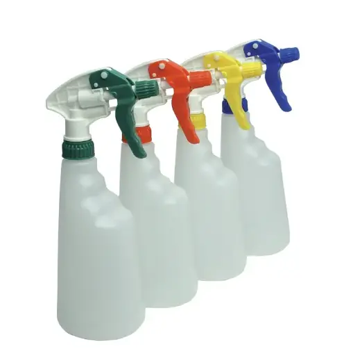 Bruseflaske m/ 3-fingersgreb, 600 ml, SprayBasic, flere farver, (1 stk.)