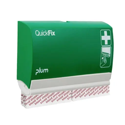 [43398] QuickFix plasterdispenser m/ 2x45 blodstopper refills, Plum Safety, 5510, (1 stk.)