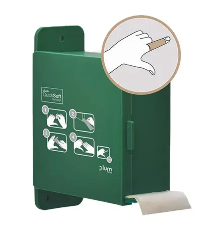 [43416] QuickSoft dispenser til bandage m/ refill, 5,5x5m, Plum Safety, 5556, (1 stk.)