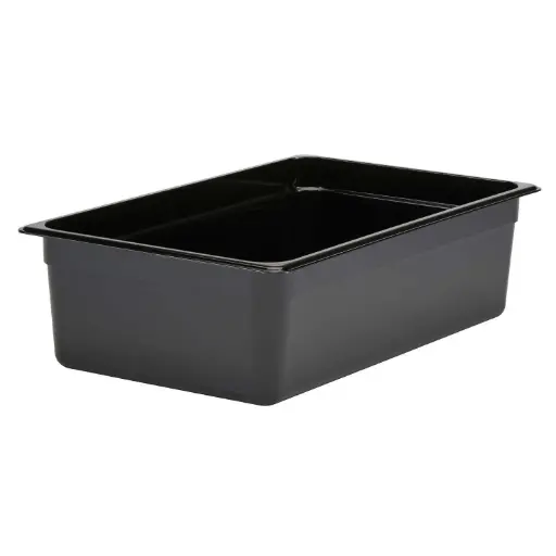 [43496] Plastkantine, Cambro, 1/1GN, 19.5L, 53x32.5x15cm, Polycarbonat, Sort, (1 stk.)