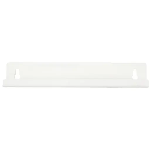 [43503] Vægbeslag, 0,3x20x4cm, Metal, Hvid, Til 26-Liter plastspande med sving låg (1 stk.)