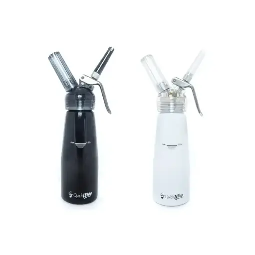 Flødeskumssprøjte, 500ml, QuickWhip, sort eller hvid, (1 stk.)