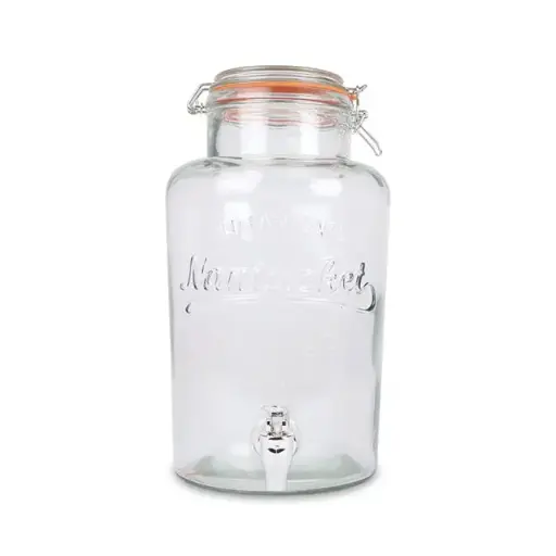 [43679] Drinksdispenser med taphane, 6ltr, Ø19xB19xH33,5cm, til kolde drikke, (1 stk.)